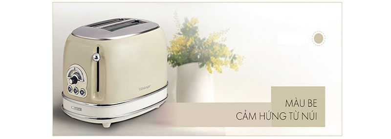 Máy nướng bánh mỳ 2 khay Ariete MOD.0155/13 - Hàng chính hãng