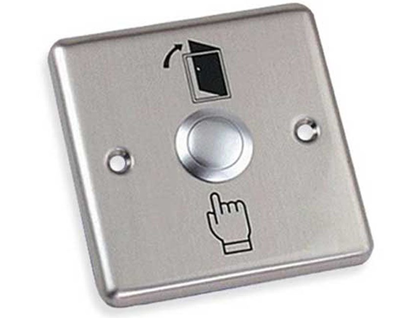 Nút bấm mở cửa Luxury Exit Button Soyal ABK-801B - Hàng chính hãng