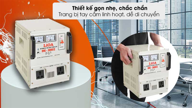Ổn áp 1 pha LiOA DRI-3000II - Hàng chính hãng