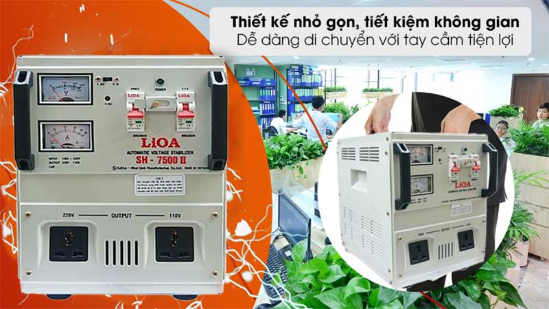 Ổn áp 1 pha LiOA SH-7500II - Hàng chính hãng