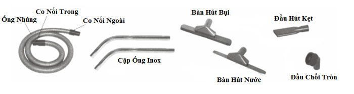 Máy hút bụi công nghiệp Hiclean HC80 - Hàng chính hãng