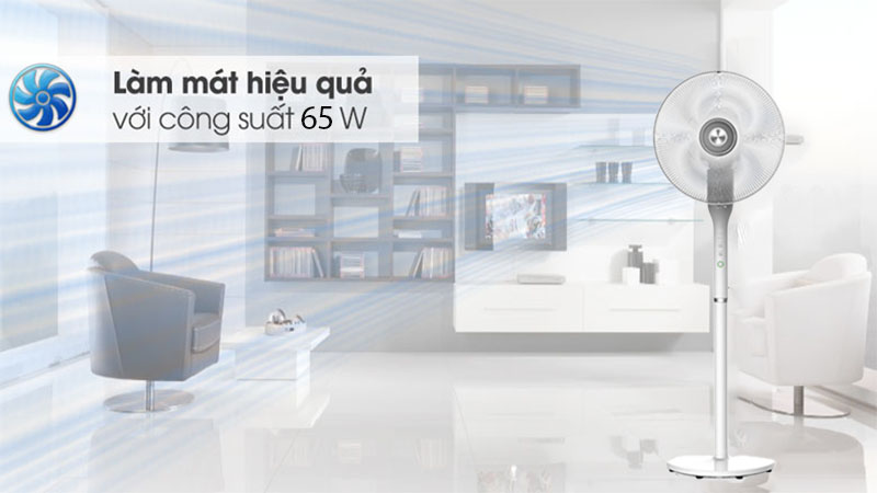 Quạt đứng quay 306 độ Kangaroo KG728 - Hàng chính hãng