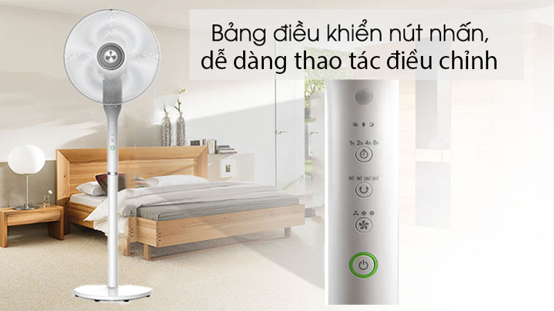 Quạt đứng quay 306 độ Kangaroo KG728 - Hàng chính hãng