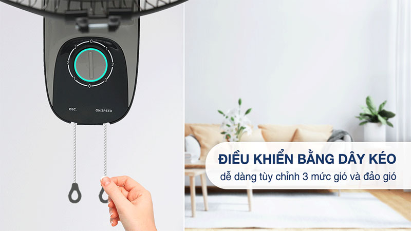 Quạt treo tường Kangaroo KG723 - Hàng chính hãng