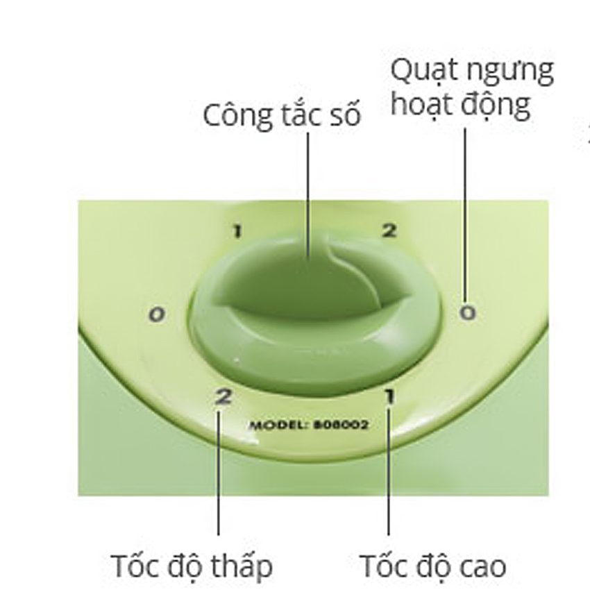 Quạt bàn Asia B08002 - Hàng chính hãng