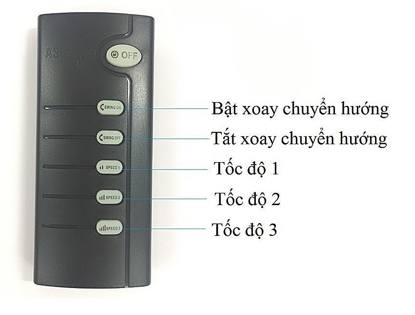 Quạt trần đảo Asia X16002 - Hàng chính hãng