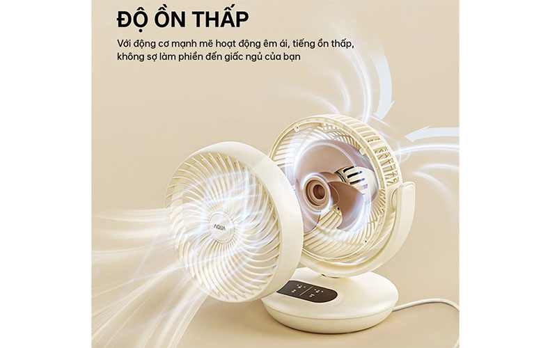 Quạt để bàn mini Aqua FED2001R - Hàng chính hãng
