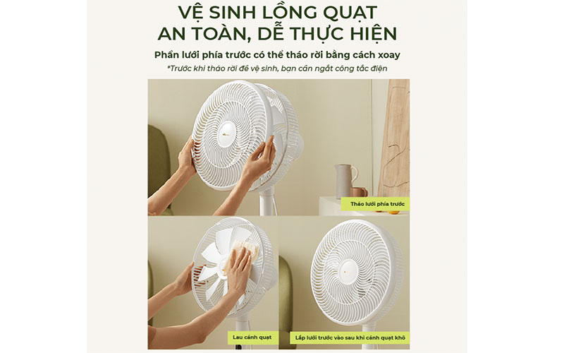 Quạt đứng Bear D47F2 - Hàng chính hãng