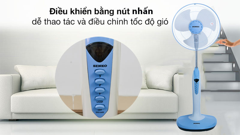 Quạt đứng Senko DD1602 - Hàng chính hãng