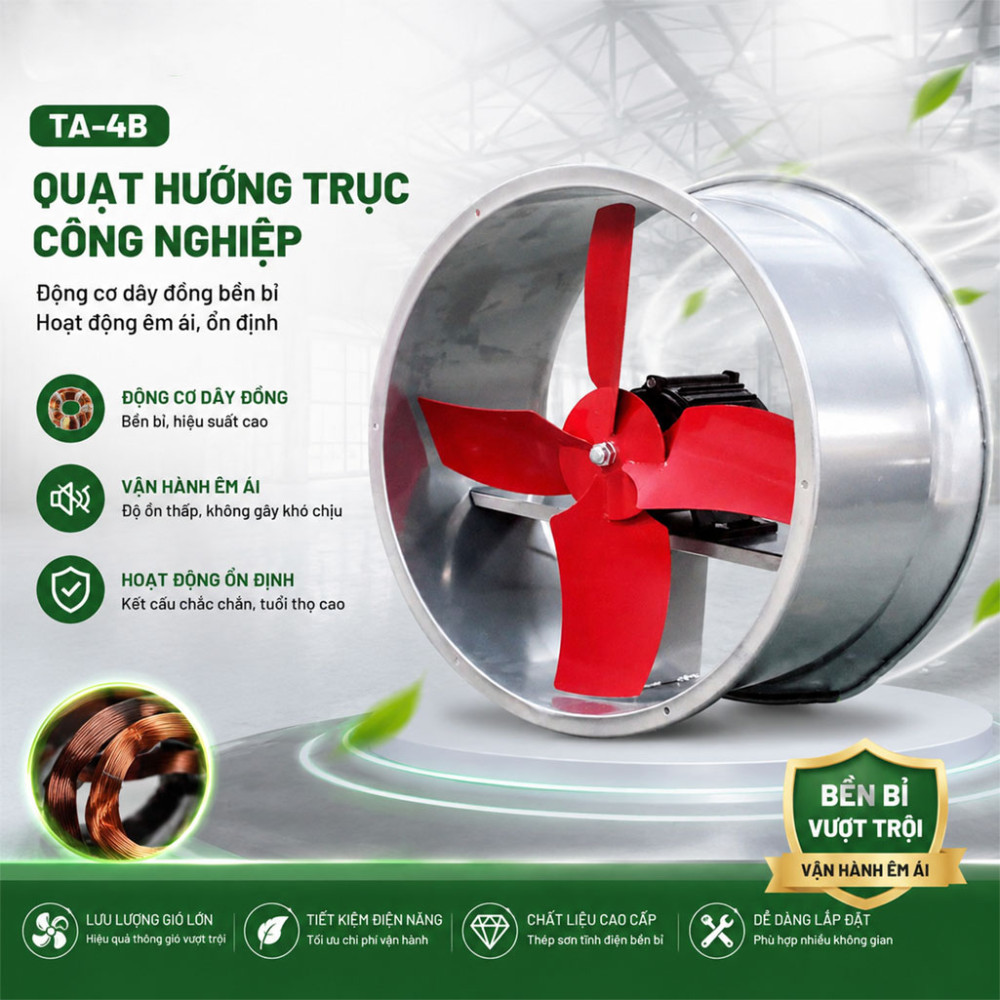 Quạt hướng trục công nghiệp IFAN TA-4B - Hàng chính hãng