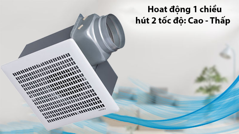 Quạt hút âm trần có ống dẫn Mitsubishi VD-20ZP4T3 - Hàng chính hãng