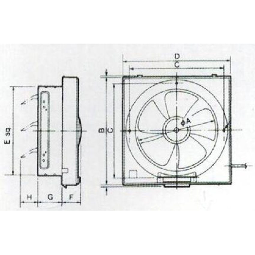Quạt hút gắn tường dân dụng Panasonic FV-25RG7 - Hàng chính hãng