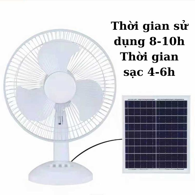 Quạt năng lượng mặt trời Solar Fan QHS-128 - Hàng chính hãng