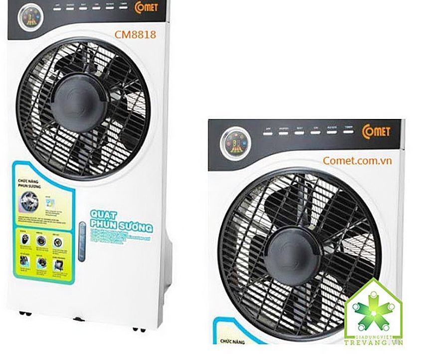Quạt phun sương Comet CM-8818 - Hàng chính hãng