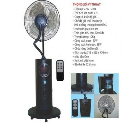 Quạt phun sương Trường Thọ BA2015 - Công suất 50W - Hàng chính hãng