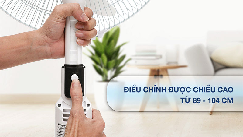 Quạt sạc điện Kangaroo KG738 - Hàng chính hãng