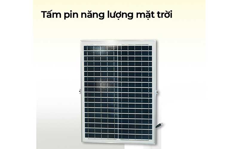 Quạt sạc năng lượng mặt trời Honjianda HJD-8116NL - Hàng chính hãng