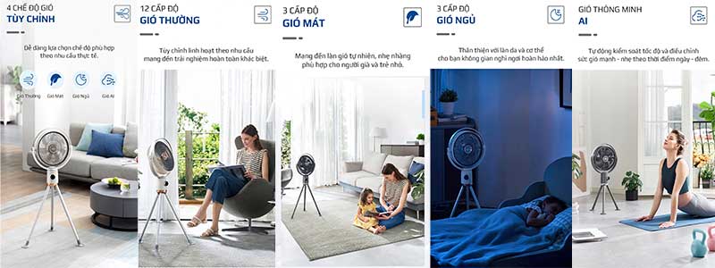 Quạt sạc tích điện Olivo WF1 - Hàng chính hãng