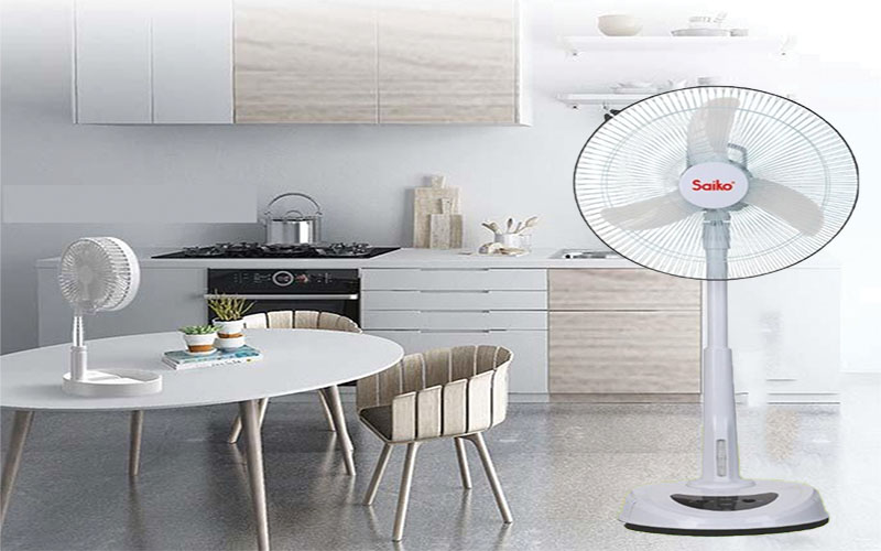 Quạt sạc tích điện Saiko CR-931 - Hàng chính hãng