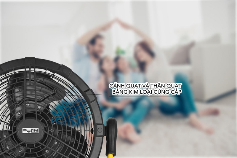 Quạt sạc tích điện AC ARF02D123 - Hàng chính hãng