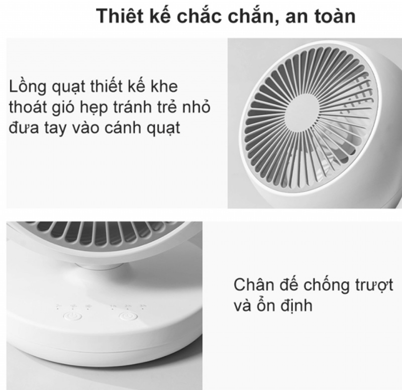 Quạt sạc tích điện Lydsto XD-ZMXHS02 - Hàng chính hãng
