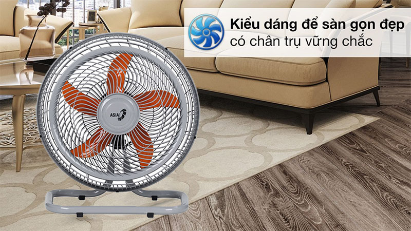 Quạt sàn chân quỳ Asia Turbo One VY616790 - Hàng chính hãng