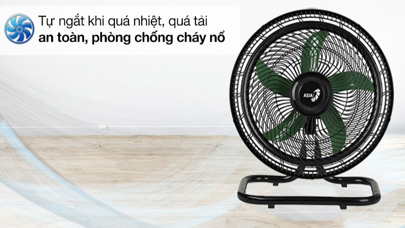 Quạt sàn chân quỳ Asia Turbo One VY616890 - Hàng chính hãng