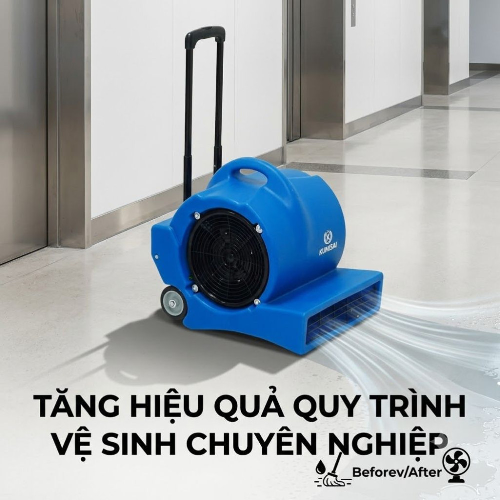 Quạt sấy thảm Kumisai KMS 900 - Hàng chính hãng