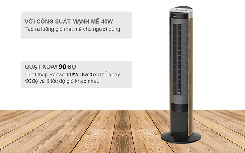 Quạt tháp Panworld PW-8209 - Hàng chính hãng