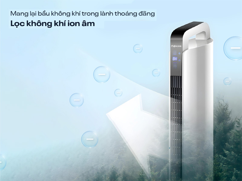 Quạt tháp điện tử FujiHome TF-12HE - Hàng chính hãng