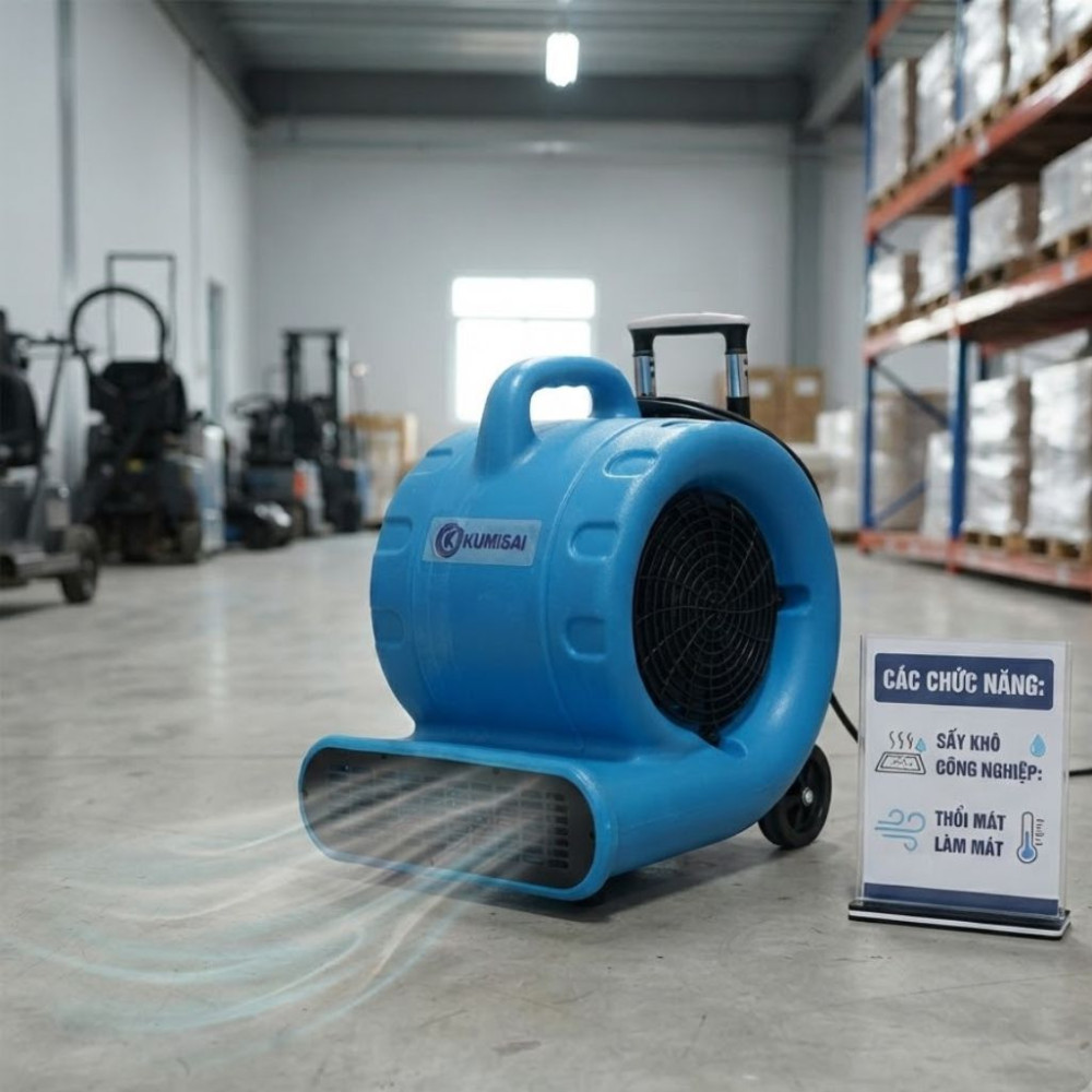 Máy sấy sàn công nghiệp Kumisai KMS 4200 - Hàng chính hãng
