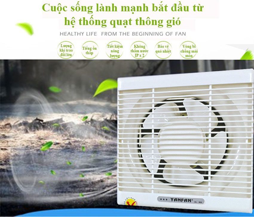 Quạt thông gió YanFan HL300 - Hàng chính hãng