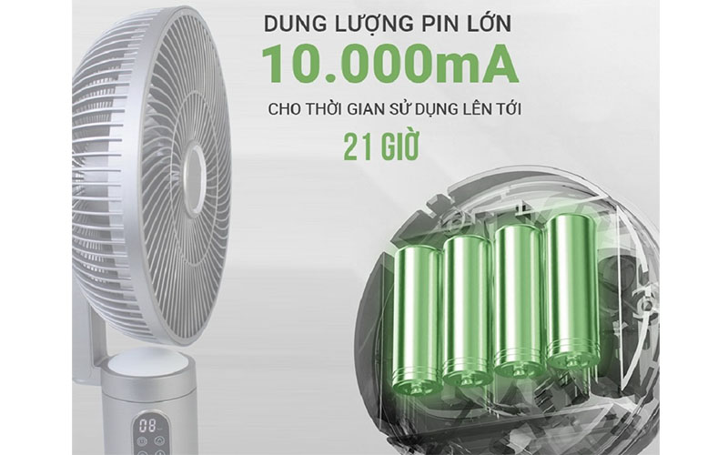 Quạt tích điện tuần hoàn không khí Kalpen CFK-999 - Hàng chính hãng