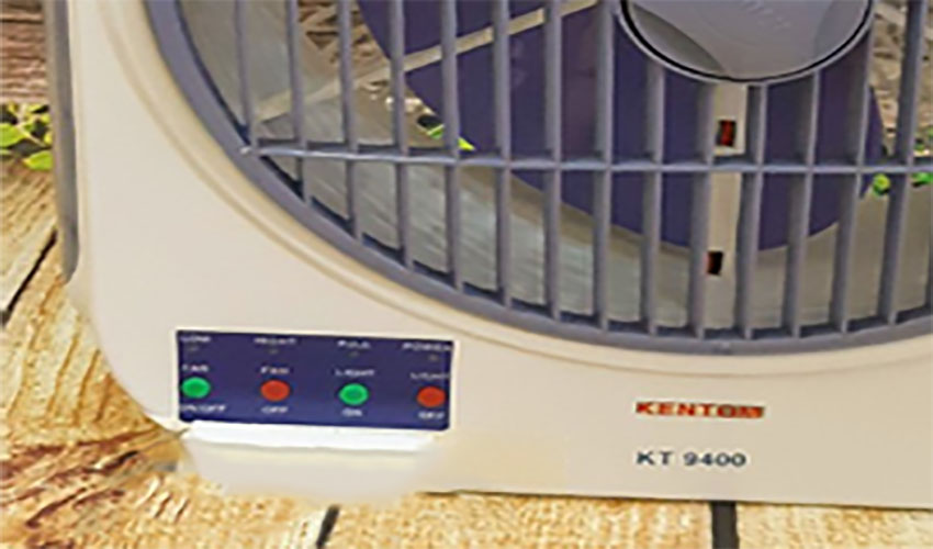 Quạt tích điện Kentom KT-9400 - Hàng chính hãng