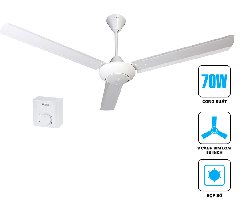 Quạt trần 3 cánh AC ACF01A563 - Hàng chính hãng