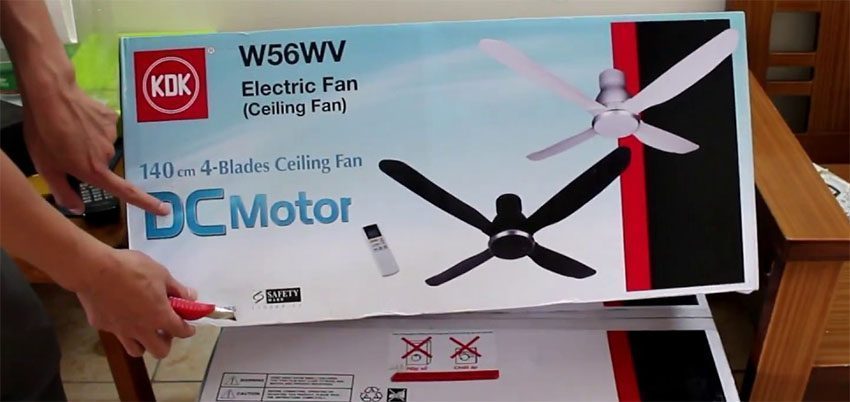 Quạt trần 4 cánh KDK W56WV - Hàng chính hãng