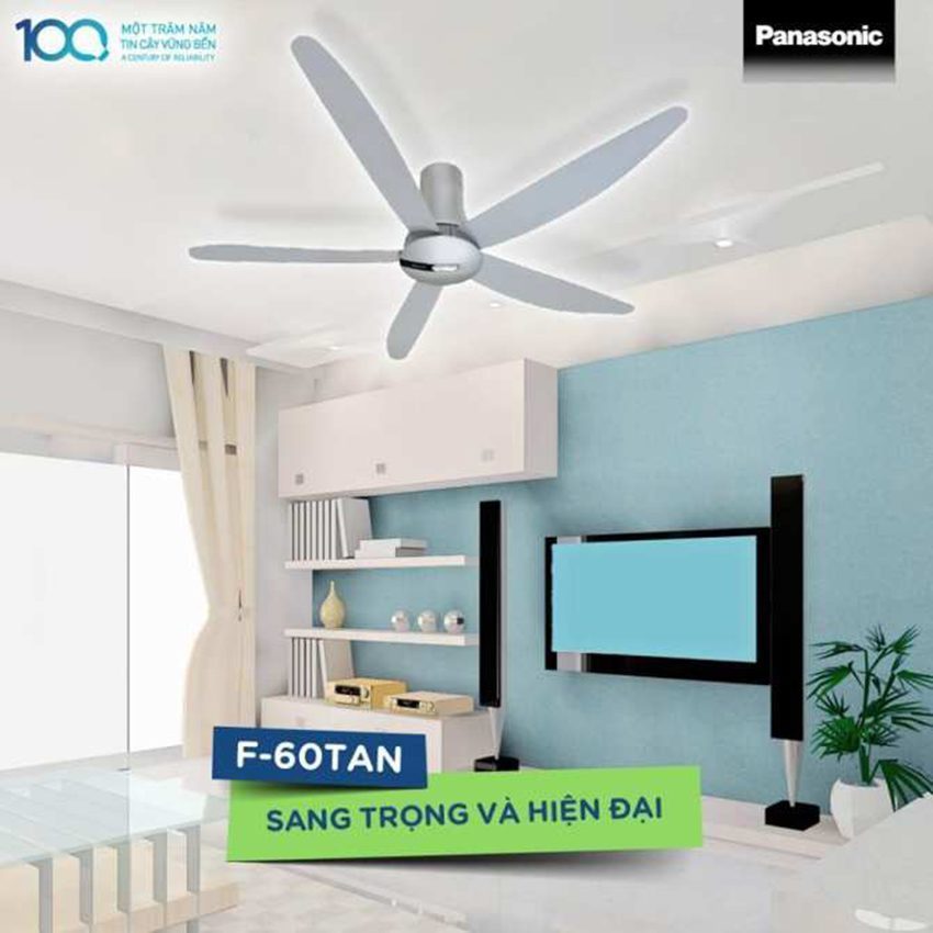 Quạt trần 5 cánh Panasonic F-60TAN - Hàng chính hãng