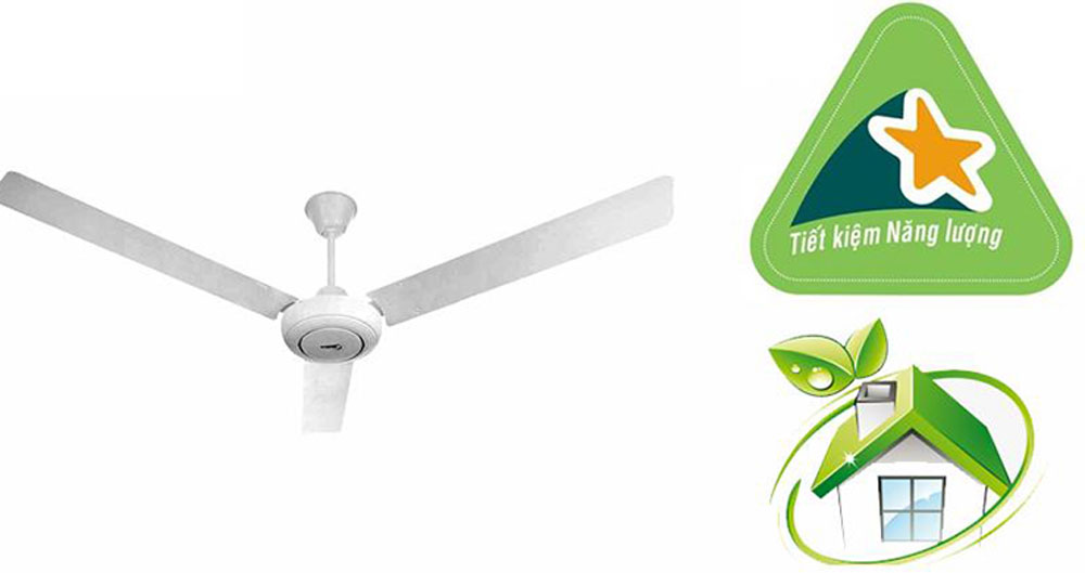Quạt trần 3 cánh Midea FC150-15A - Hàng chính hãng