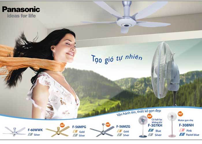Quạt trần Panasonic F-56MPG-S - Hàng chính hãng