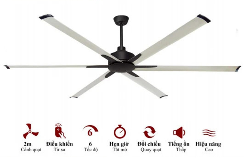 Quạt trần công nghiệp Mr.Vũ INDUSTRIAL - Hàng chính hãng