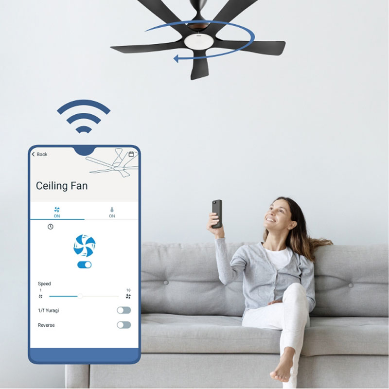Quạt trần Panasonic 5 cánh F-60DGN - Hàng chính hãng