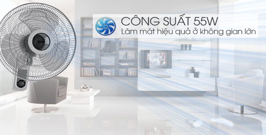 Quạt treo tường Midea FW40-6H - Hàng chính hãng