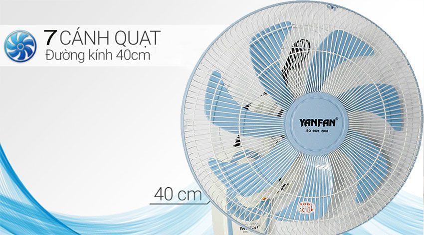 Quạt treo tường YanFan T1422 - Hàng chính hãng