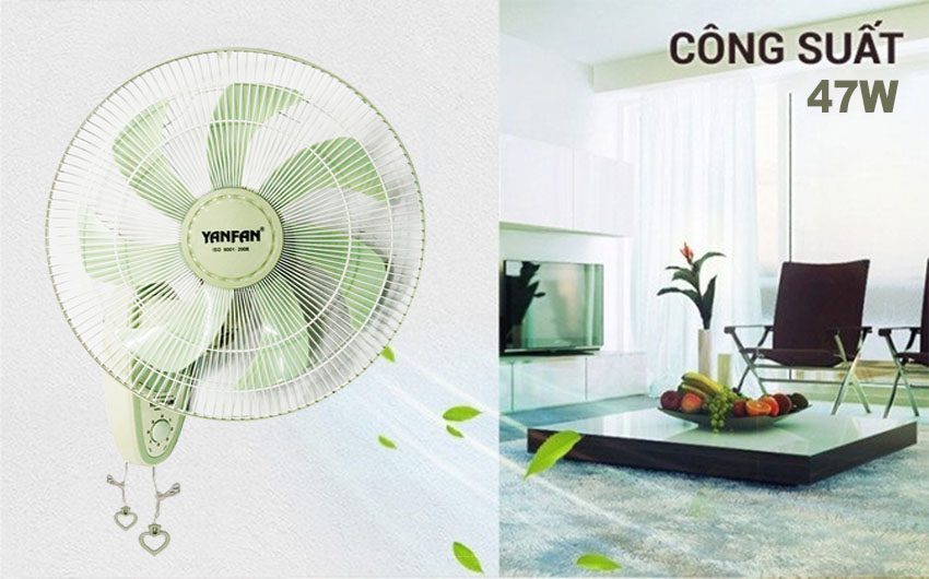 Quạt treo tường YanFan T1488 - Hàng chính hãng