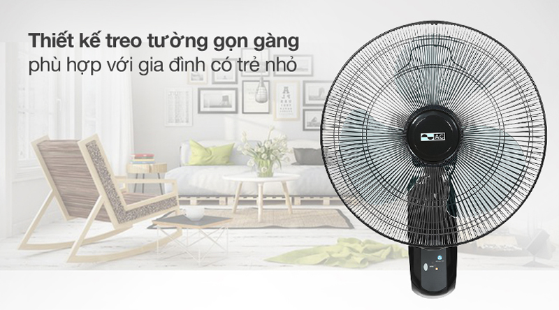 Quạt treo AC AWF01A163 Gray - Hàng chính hãng