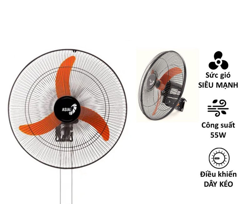 Quạt treo tường Asia VY557890 - Hàng chính hãng