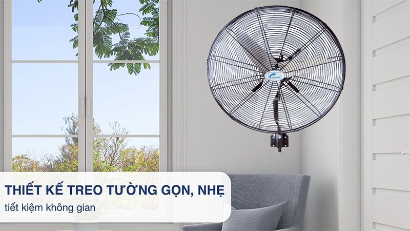 Quạt treo tường công nghiệp Ching Hai W24-3T - Hàng chính hãng
