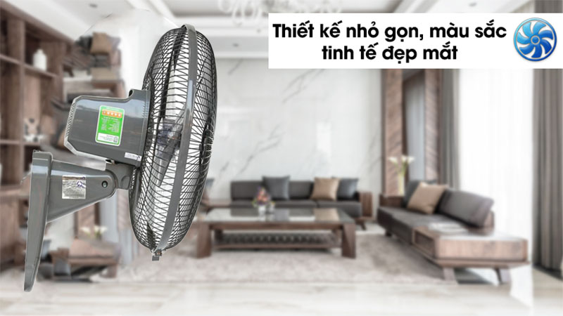 Quạt treo tường điều khiển từ xa Ching Hai W615A - Hàng chính hãng