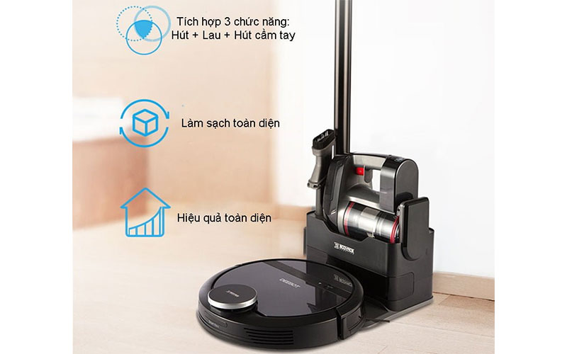 Robot hút bụi lau nhà Ecovacs DE53 - Hàng chính hãng