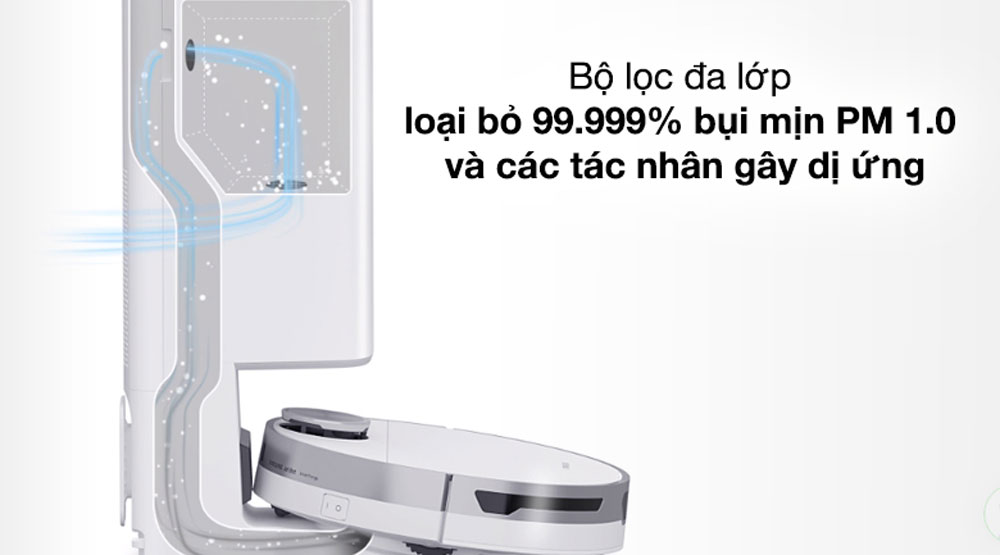 Robot hút bụi Samsung Jet Bot+ VR30T85513W  - Hàng chính hãng